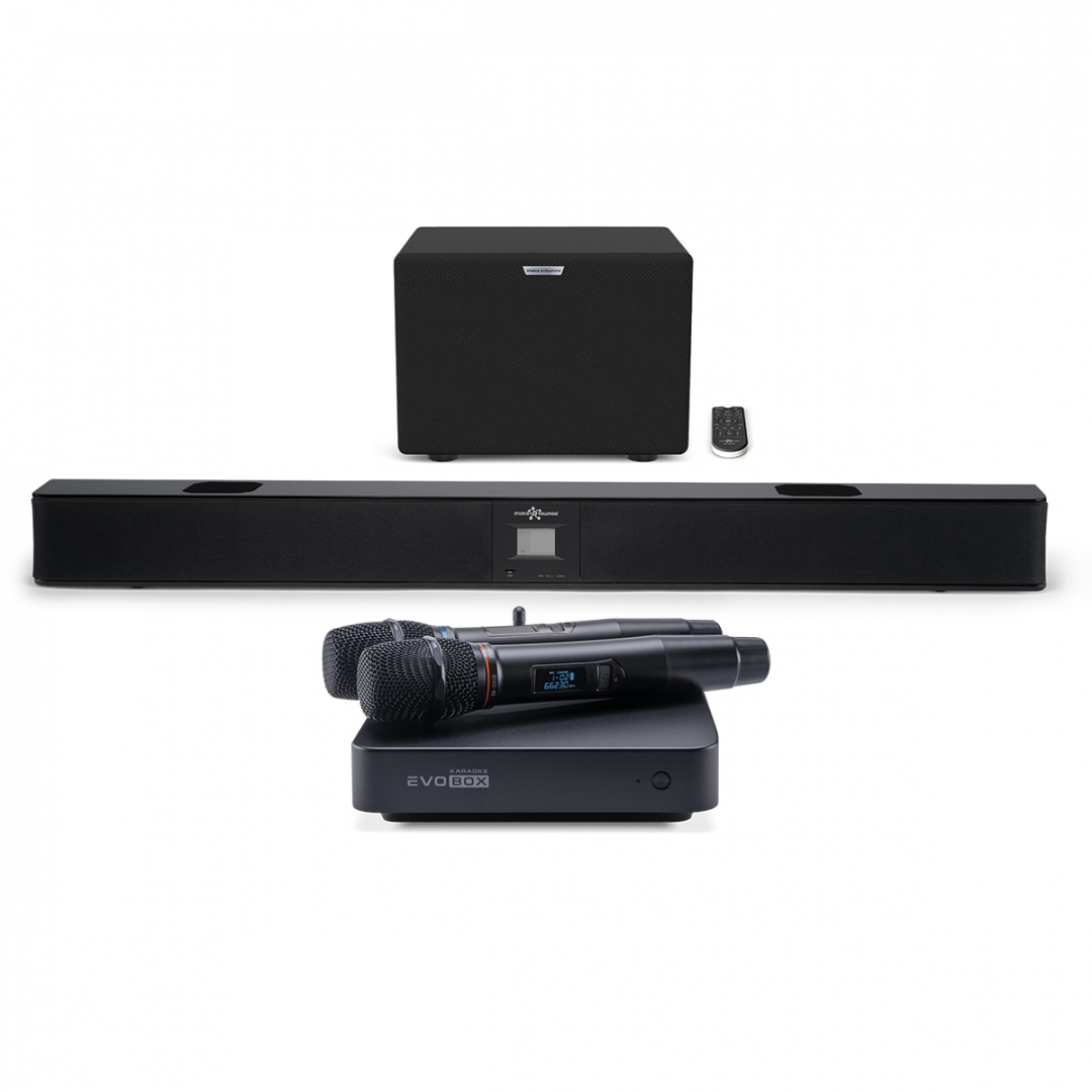 караоке-комплект EVOBOX Plus + EvoSound Bar (саундбар с караоке) в Голицыно