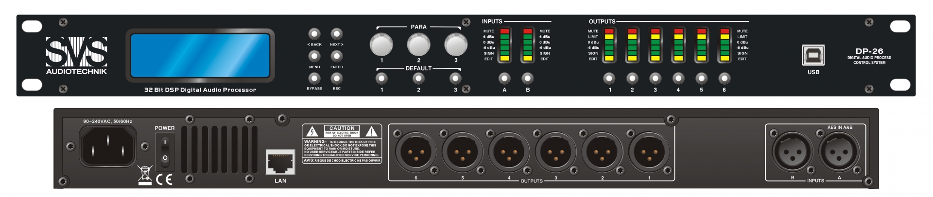 SVS Audiotechnik DP-26 Цифровой процессор: 2 входа 6 выходов в Голицыно