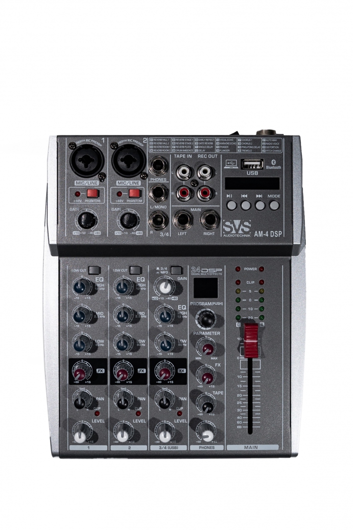 SVS Audiotechnik mixers AM-4 DSP Аналоговый микшерный пульт, 4-канала в Голицыно