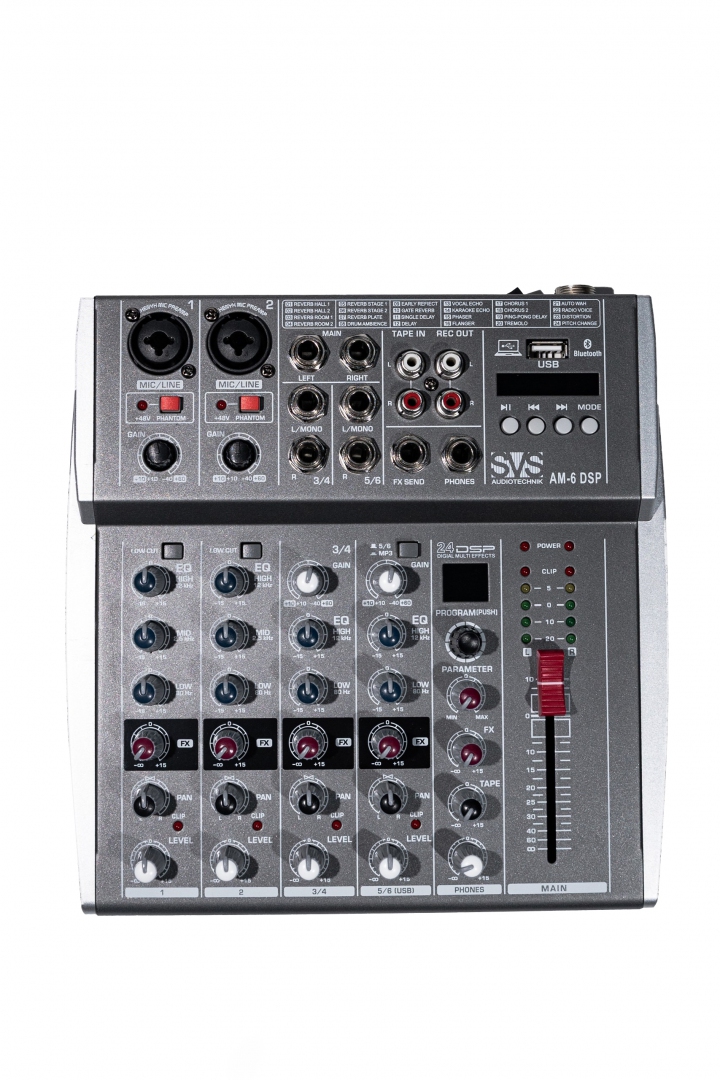SVS Audiotechnik mixers AM-6 DSP Микшерный пульт аналоговый, 6-канальный SVS Audiotechnik mixers в Голицыно