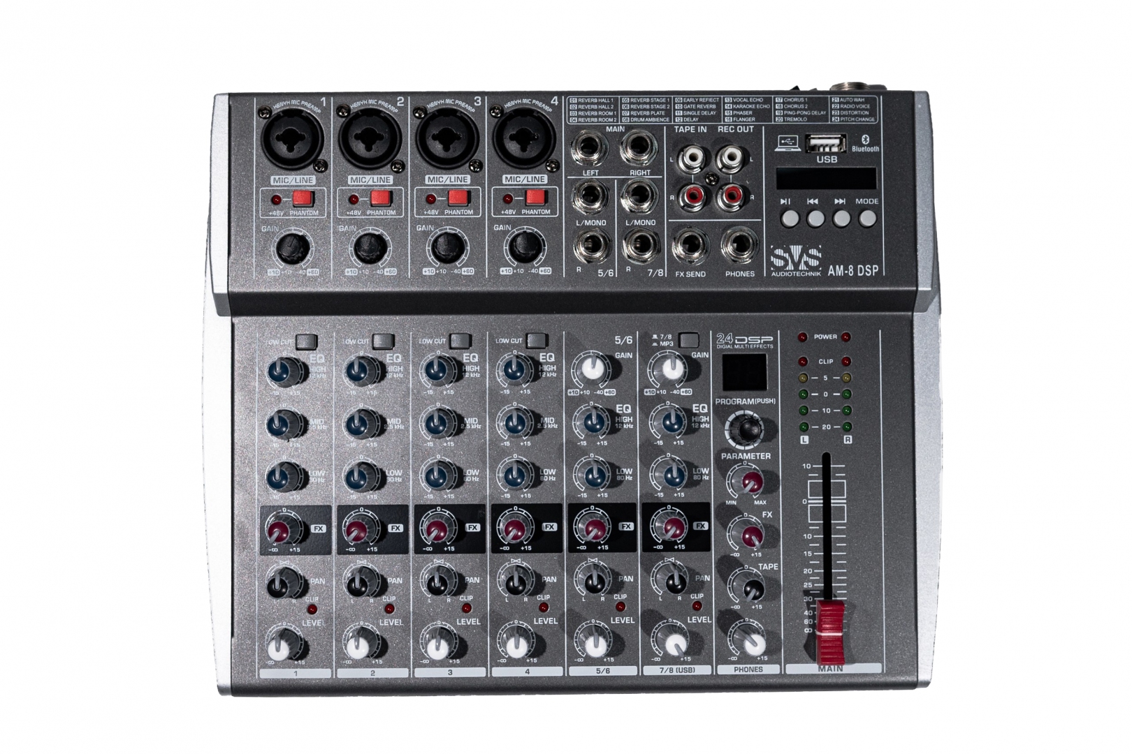 SVS Audiotechnik mixers AM-8 DSP Микшерный пульт аналоговый, 8-канальный в Голицыно